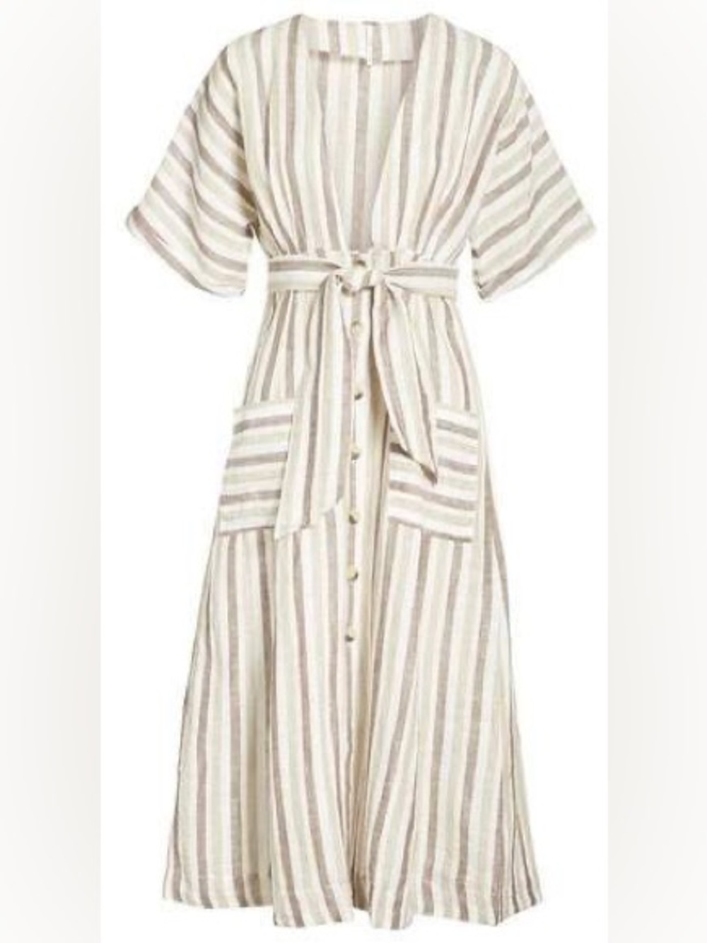 Free People Monday Stripe Midi Dress size XS